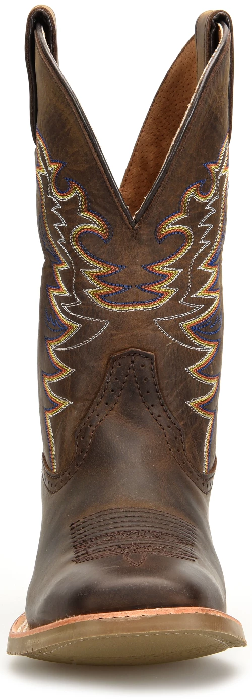 'Double H' Men's 11" Orin Western Square Toe Roper - Valencia Crazy Horse 6 'Double H' Men's 11" Orin Western Square Toe Roper - Valencia Crazy Horse