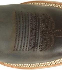 'Double H' Men's 11" Orin Western Square Toe Roper - Valencia Crazy Horse