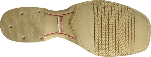 'Double H' Men's 12" Clifton Western Square Toe Roper - Buckskin / Red 5 'Double H' Men's 12" Clifton Western Square Toe Roper - Buckskin / Red