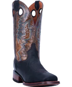 Dan Post Boot Co 'Dan Post' Men's 11" Deuce Western Wide Square Toe - Black / Brown