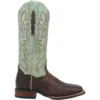 Dan Post Boot Co 'Dan Post' Women's 13" Malani Square Toe - Chocolate / Mint