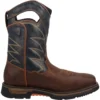 Dan Post Boot Co 'Dan Post' Men's 11" Thunderhead EH WP Western Square Toe - Brown / Black