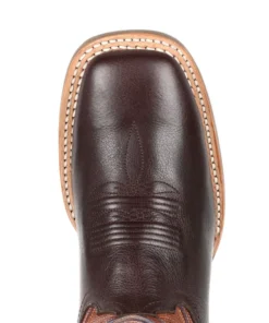 'Durango' Women's 12" Rebel Pro Western Square Toe - Chestnut / Crimson