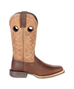 'Durango' Women's 12" Rebel Pro Western Square Toe - Tiger's Eye