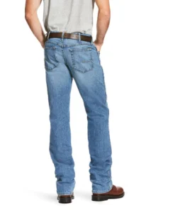 'Ariat' Men's Rebar M4 Relaxed DuraStretch Boot Cut - Blue Haze