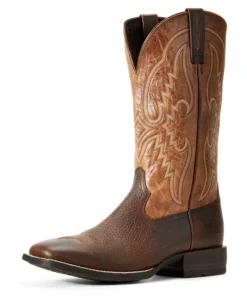 'Ariat' Men's 13" Round Pen Shock Shield - Copper / Tan