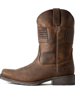 'Ariat' Men's 11" Rambler Patriot Square Toe - Brown