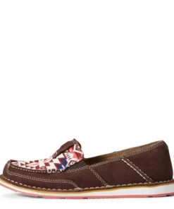 'Ariat' Women's Aztec Cruiser - Brown / Burgundy
