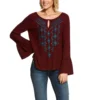'Ariat' Women's Jackson Tunic - Berry Bark