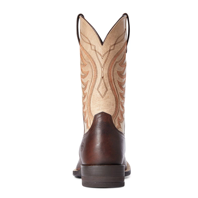 'Ariat' Men's 11" Amos Western Square Toe - Brown / Tan 6 'Ariat' Men's 11" Amos Western Square Toe - Brown / Tan