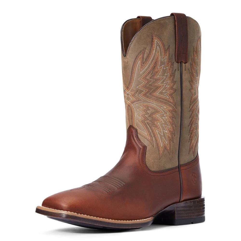 'Ariat' Men's 11" Western Valor Ultra - Peanut / Brown Bomber 7 'Ariat' Men's 11" Western Valor Ultra - Peanut / Brown Bomber