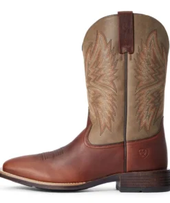 'Ariat' Men's 11" Western Valor Ultra - Peanut / Brown Bomber