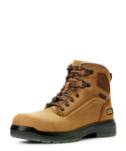 'Ariat' Men's 6" Turbo EH WP Leather Soft Toe - Aged Bark