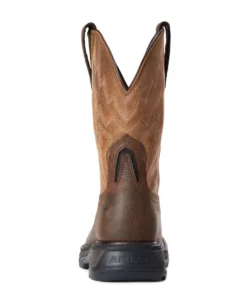 'Ariat' Men's Big Rig EH WP Soft Toe - Rye Brown