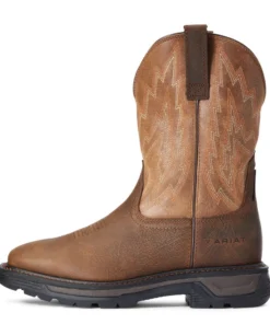 'Ariat' Men's Big Rig EH WP Soft Toe - Rye Brown