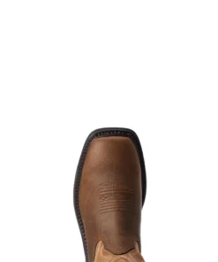 'Ariat' Men's Big Rig EH WP Soft Toe - Rye Brown