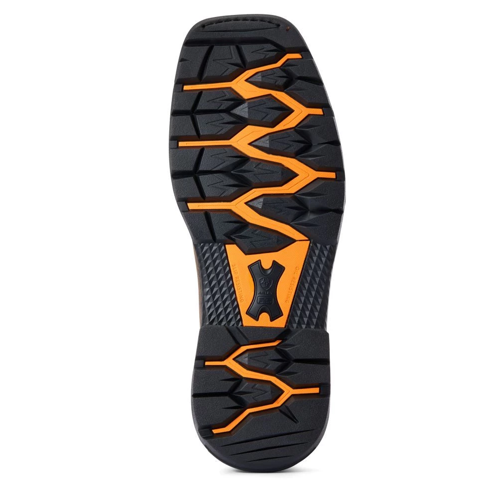 'Ariat' Men's 11" Western Big Rig EH Comp Toe - Iron Coffee / Slate 4 'Ariat' Men's 11" Western Big Rig EH Comp Toe - Iron Coffee / Slate