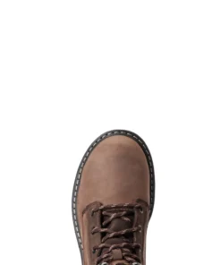 'Ariat' Women's 6" Casey EH Metguard Comp Toe - Distressed Brown