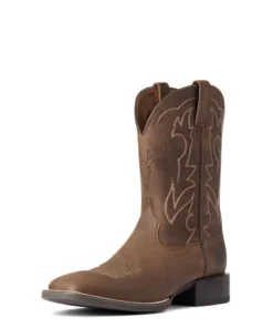 'Ariat' Men's 11" Sport Outdoor Western Square Toe - Distressed Brown 13 'Ariat' Men's 11