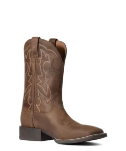'Ariat' Men's 11" Sport Outdoor Western Square Toe - Distressed Brown 11 'Ariat' Men's 11