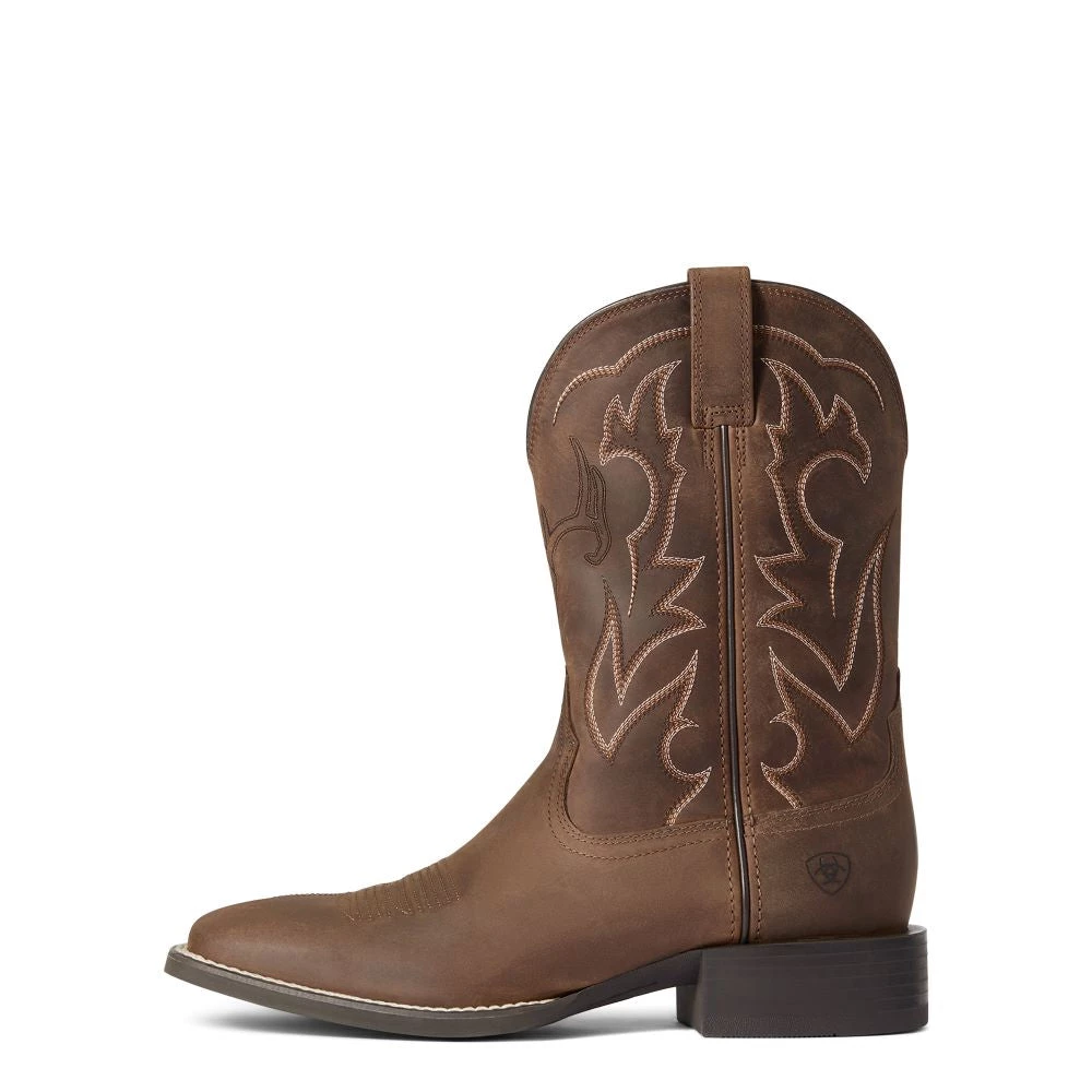 'Ariat' Men's 11" Sport Outdoor Western Square Toe - Distressed Brown 3 'Ariat' Men's 11" Sport Outdoor Western Square Toe - Distressed Brown