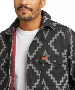 'Ariat' Men's Pendleton Insulated Shirt Jacket - Black