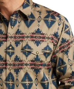 'Ariat' Men's Tobias Classic Button Down - Bedouin Trail