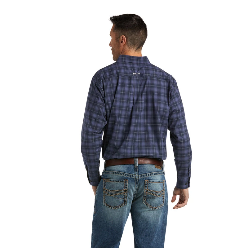 'Ariat' Men's Pro Series Shep Stretch Classic Button Down - Naval Base 4 'Ariat' Men's Pro Series Shep Stretch Classic Button Down - Naval Base