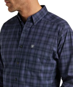 'Ariat' Men's Pro Series Shep Stretch Classic Button Down - Naval Base 7 'Ariat' Men's Pro Series Shep Stretch Classic Button Down - Naval Base