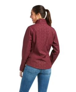 'Ariat' Women's R.E.A.L. Softshell Concealed Carry Jacket - Windsor Wine
