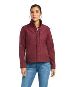 'Ariat' Women's R.E.A.L. Softshell Concealed Carry Jacket - Windsor Wine