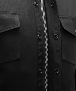 'First Manufacturing' Men's Equalizer Denim Jacket - Black