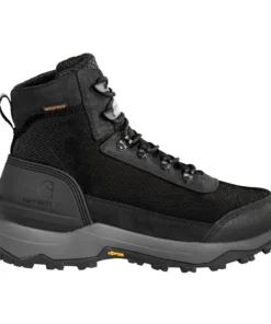 Carhartt Footwear 'Black Diamond' Men's 6" Arctic Grip EH WP Soft Toe Hiker - Black
