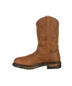 'Rocky' Men's 10" Original Ride Branson Roper WP Round Toe - Aztec Crazy Horse 15 'Rocky' Men's 10