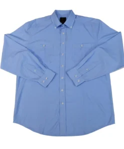 FX Fusion 'F/X Fusion' Men's Stretch Print Button Down- Regatta