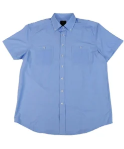 FX Fusion 'F/X Fusion' Men's Stretch Print Button Down - Regatta