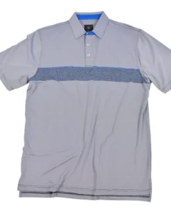 FX Fusion 'F/X Fusion' Men's Fine Line Chest Stripe Polo - Navy