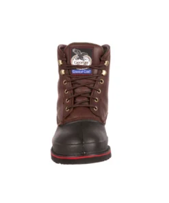 'Georgia Boots' Men's 6" Muddog EH WP Steel Toe - Dark Chocolate
