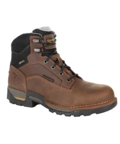 'Georgia Boots' Men's 6" Eagle One EH WP Steel Toe - Brown 14 'Georgia Boots' Men's 6