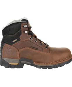 'Georgia Boots' Men's 6" Eagle One EH WP Steel Toe - Brown