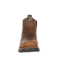 'Georgia Boots' Men's 4" Eagle One EH WP Chelsea Soft Toe - Brown 12 'Georgia Boots' Men's 4