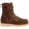 'Georgia Boots' Men's 8" EH WEDGE WP Soft Toe - Brown