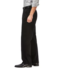 Haggar Clothing Co 'Haggar' Men's Premium No Iron Classic Flat Front - Black