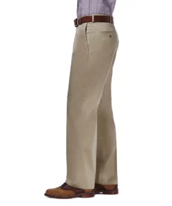 Haggar Clothing Co 'Haggar' Men's Premium No Iron Classic Flat Front - Khaki