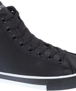 'Harley Davidson' Men's Baxter Hi-Top W/Skull - Black
