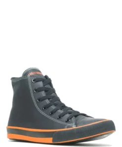 'Harley Davidson' Men's 4.25" Nathan Hi-Top Sneaker - Black 14 'Harley Davidson' Men's 4.25