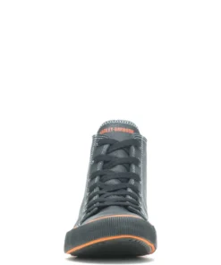 'Harley Davidson' Men's 4.25" Nathan Hi-Top Sneaker - Black 12 'Harley Davidson' Men's 4.25