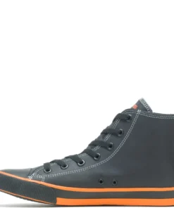 'Harley Davidson' Men's 4.25" Nathan Hi-Top Sneaker - Black 15 'Harley Davidson' Men's 4.25