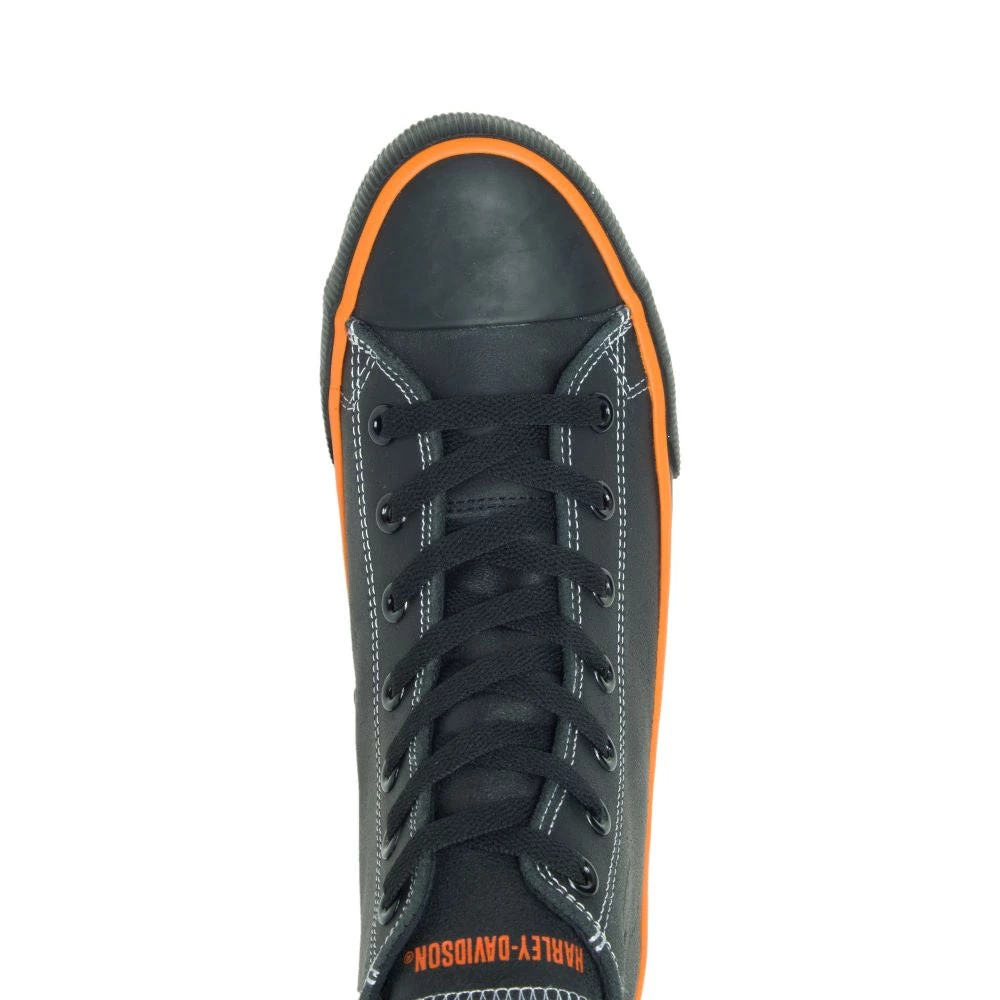 'Harley Davidson' Men's 4.25" Nathan Hi-Top Sneaker - Black 4 'Harley Davidson' Men's 4.25" Nathan Hi-Top Sneaker - Black