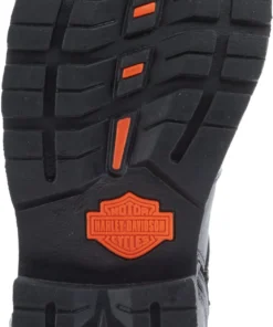 'Harley Davidson' Men's 6.25" Bonfield Zip Boot - Black 7 'Harley Davidson' Men's 6.25